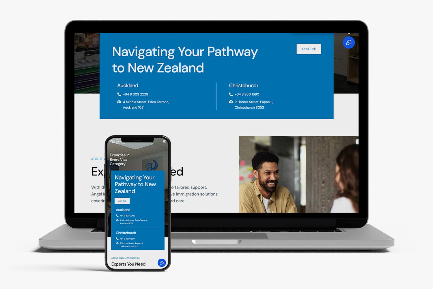 Angel Immigration Website