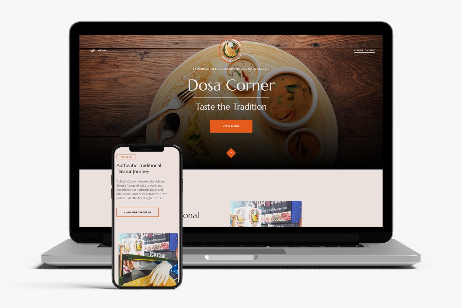 Dosa Corner Website