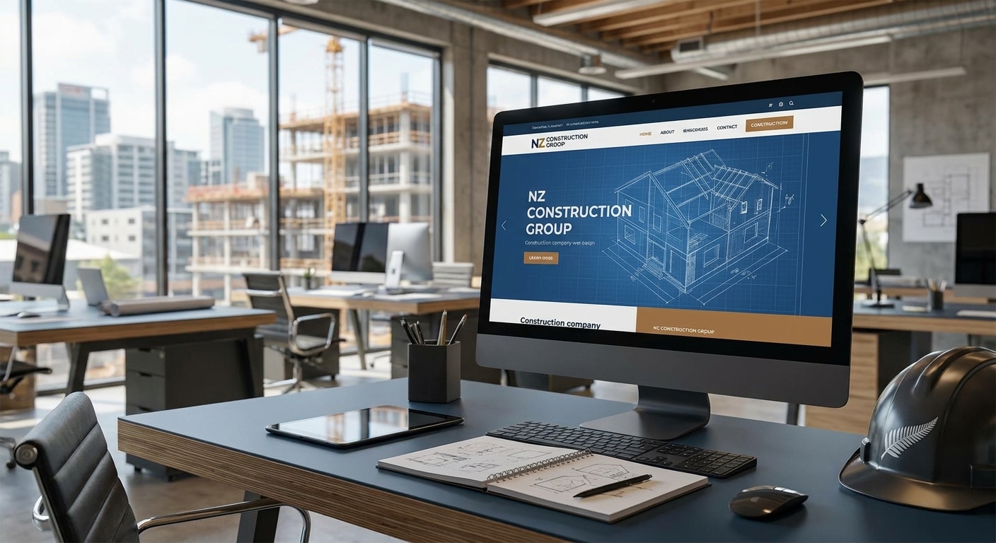 Web design for construction companies in NZ