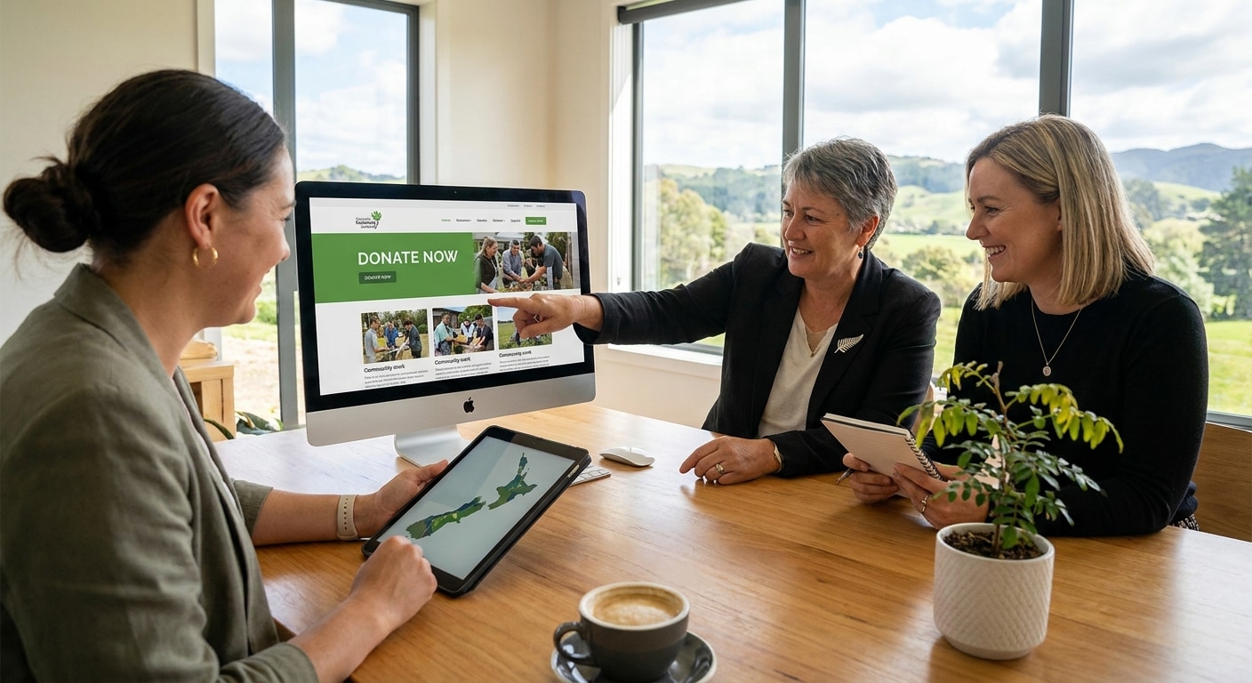 Web design for nonprofits and charities in NZ