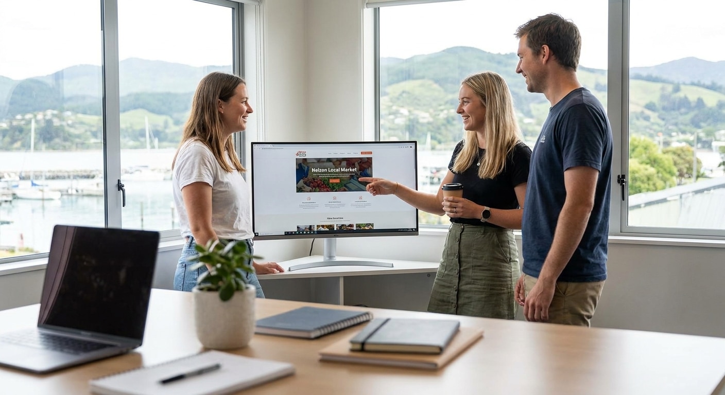 Best web design agency in Nelson for small business