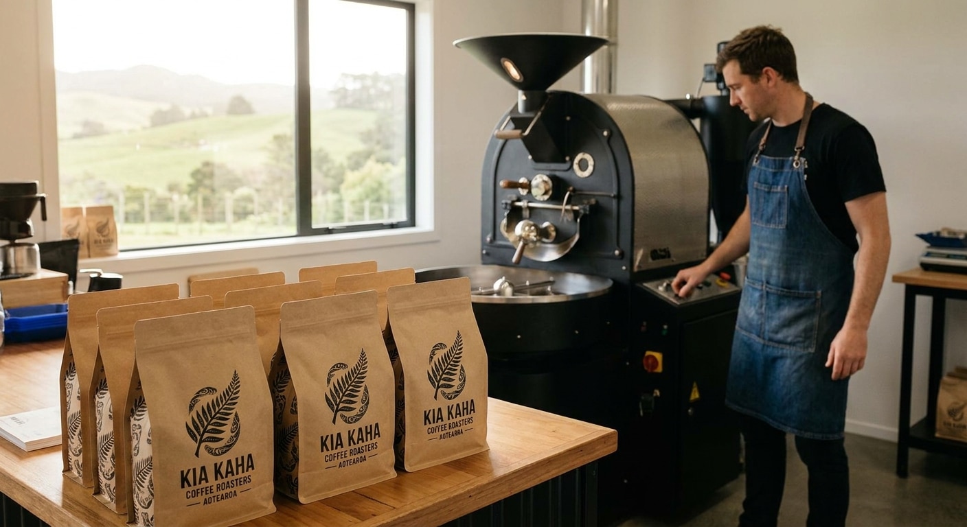 Branding for coffee roasters in NZ