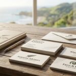 Business card and stationery design for NZ small businesses