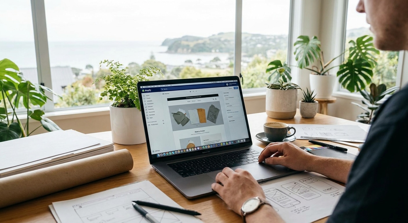 Shopify web design for NZ ecommerce brands