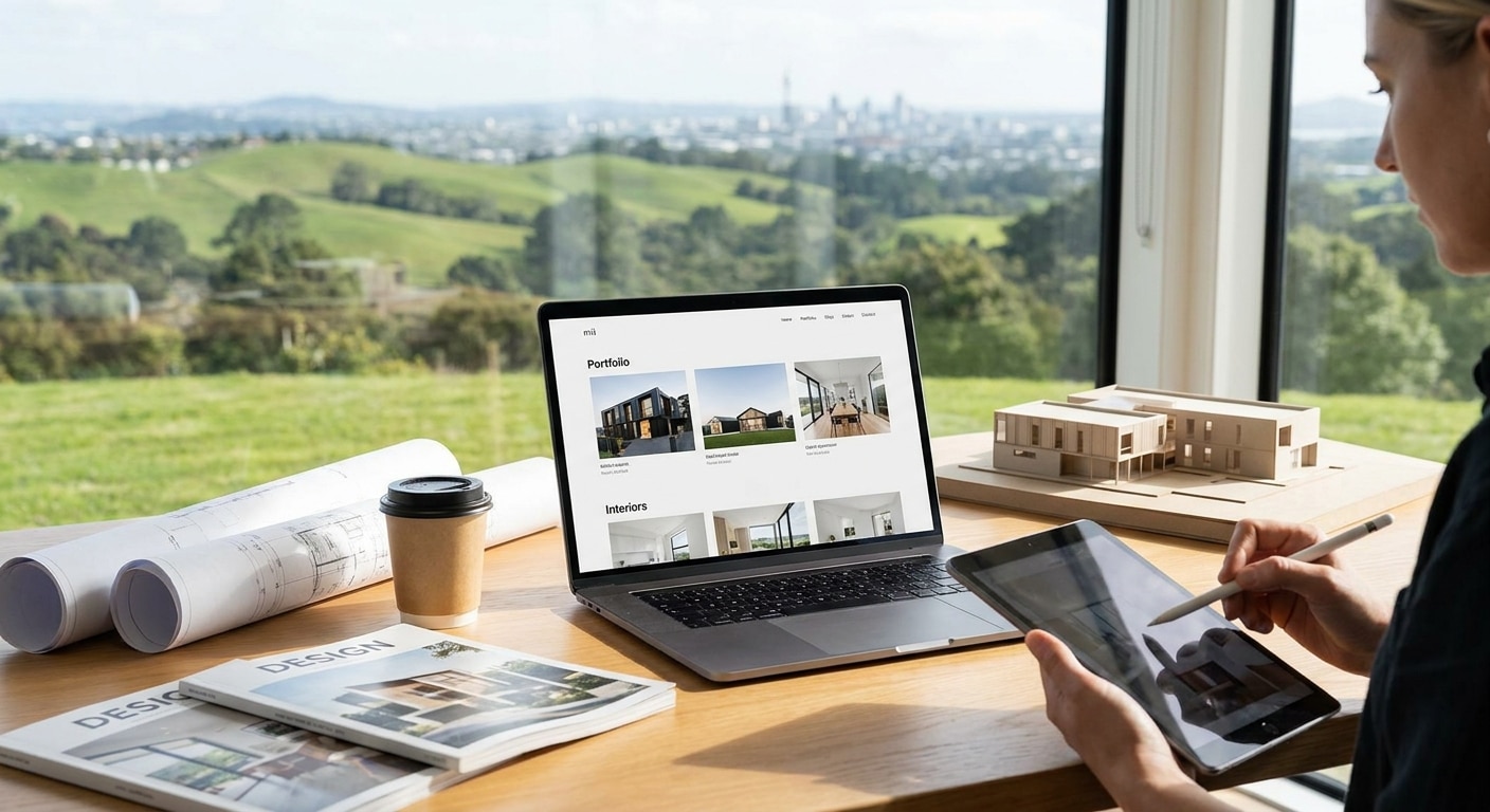 Web design for architects and interior designers in NZ