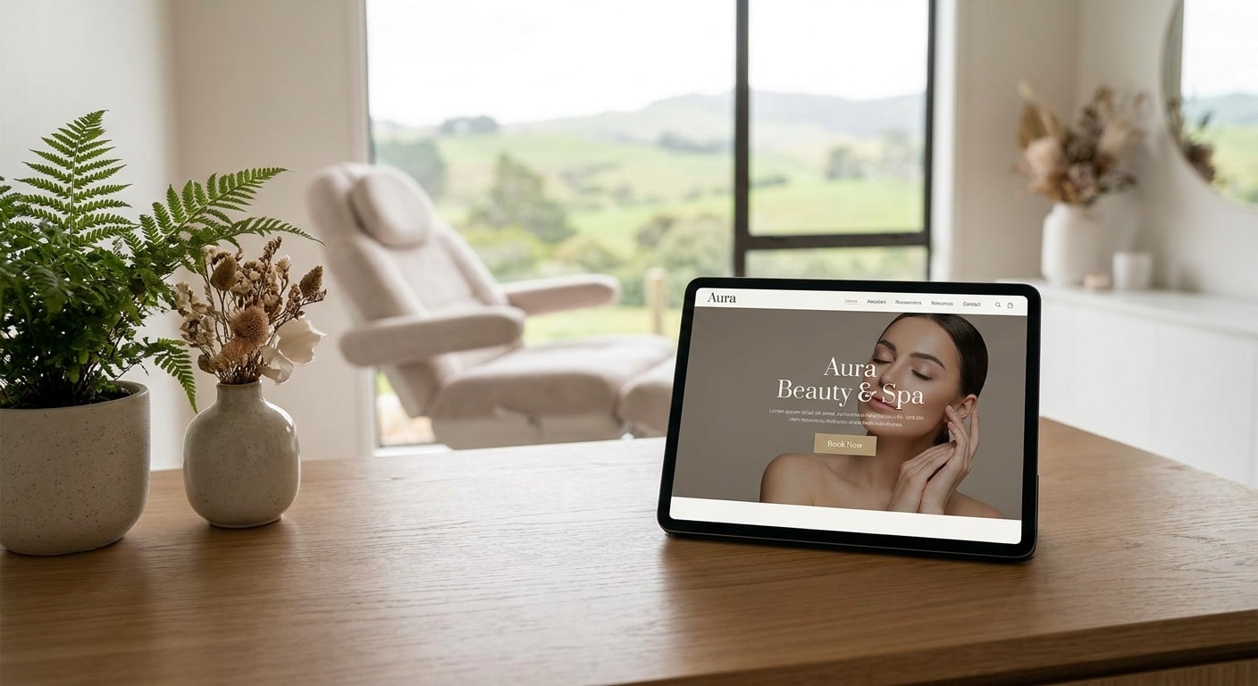 Web design for beauty salons and spas in NZ