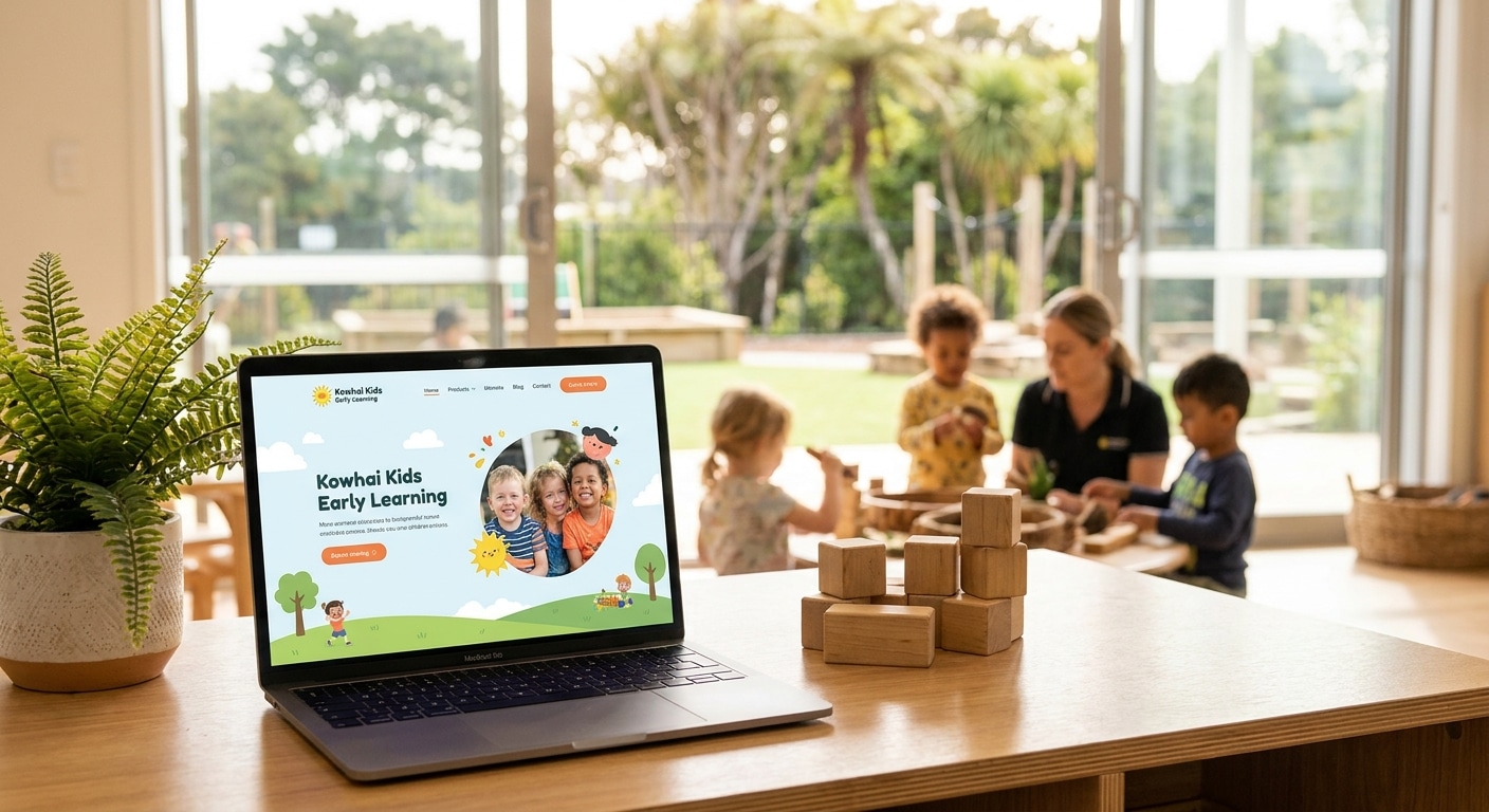 Web design for childcare and early learning centres in NZ