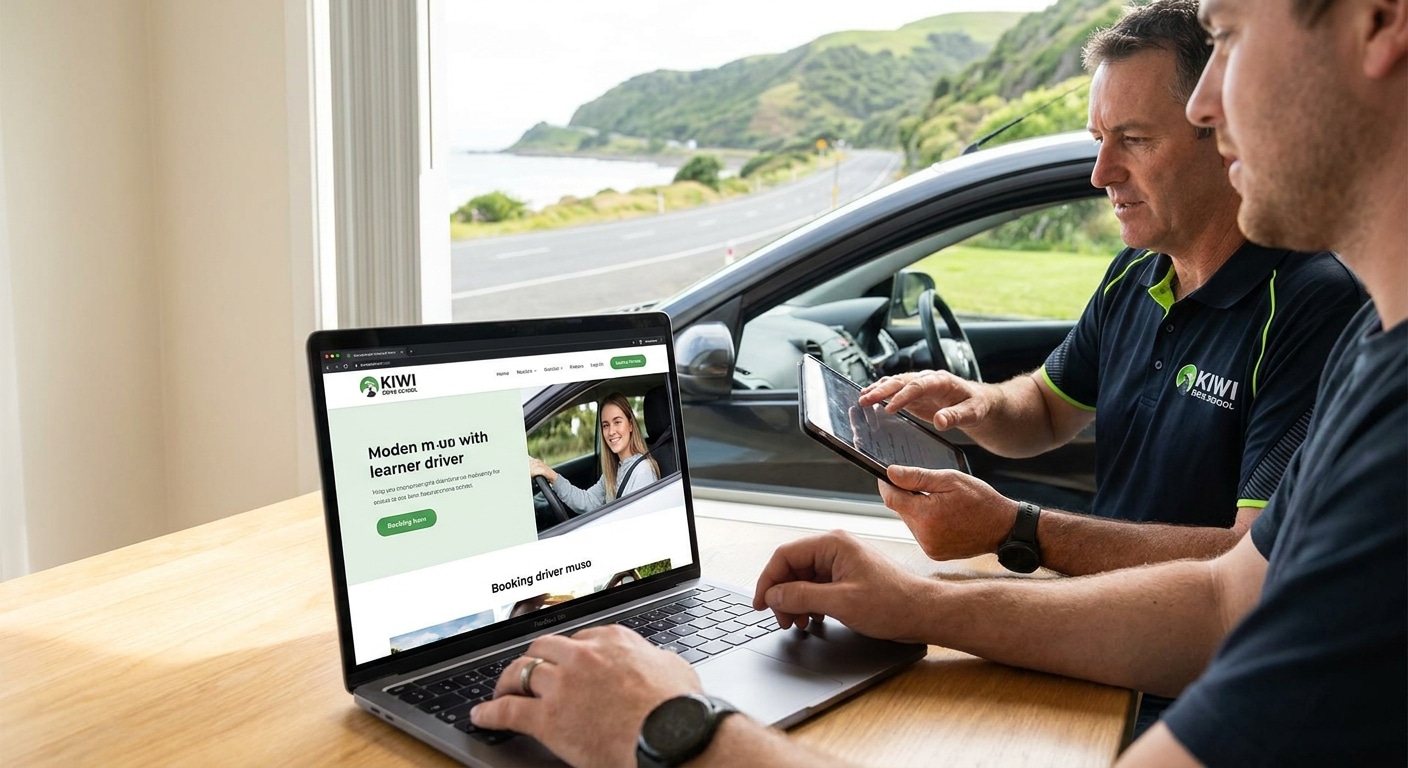 Web design for driving schools in NZ