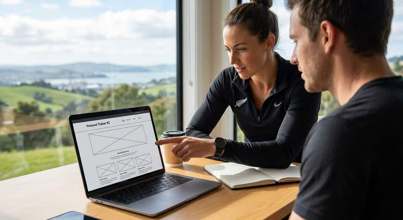 Web design for personal trainers in NZ
