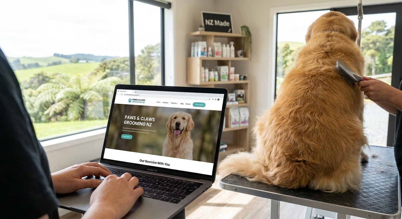 Web design for pet grooming businesses in NZ
