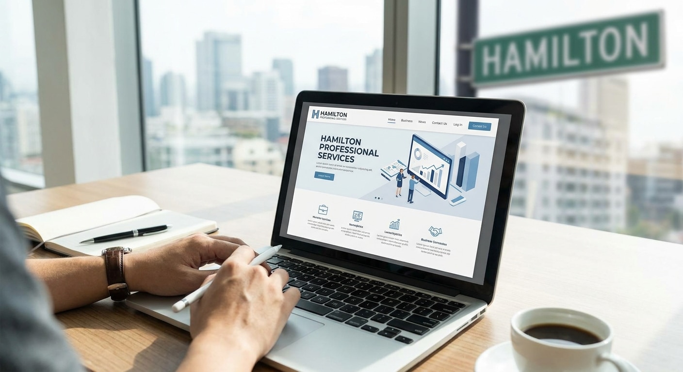 Web design for professional services in Hamilton