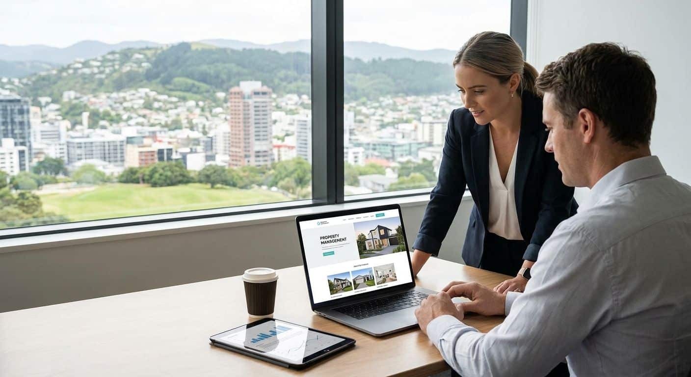Web design for property managers in NZ