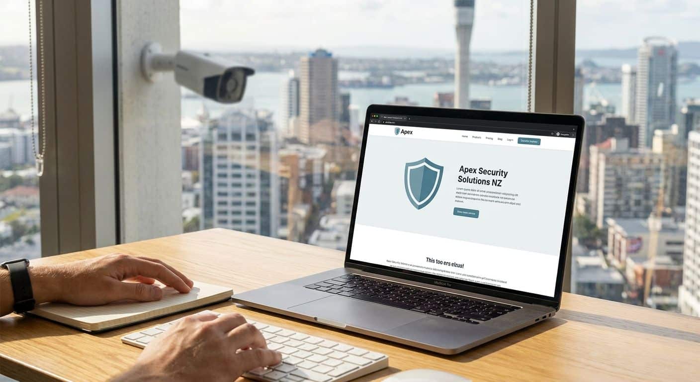 Web design for security companies in NZ