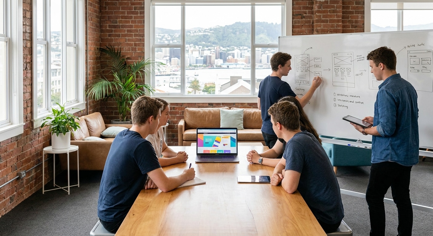 Web design for startups in Wellington