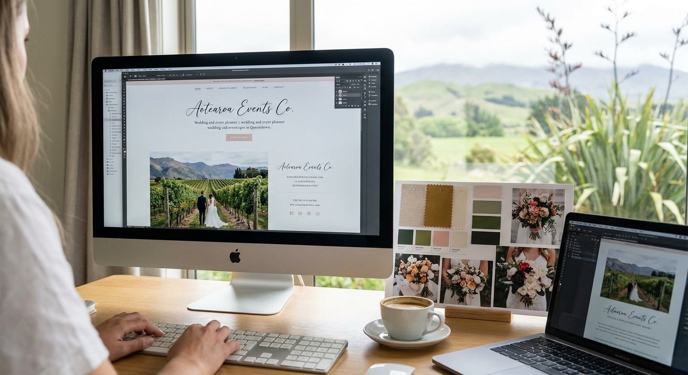 Web design for wedding and event planners in NZ
